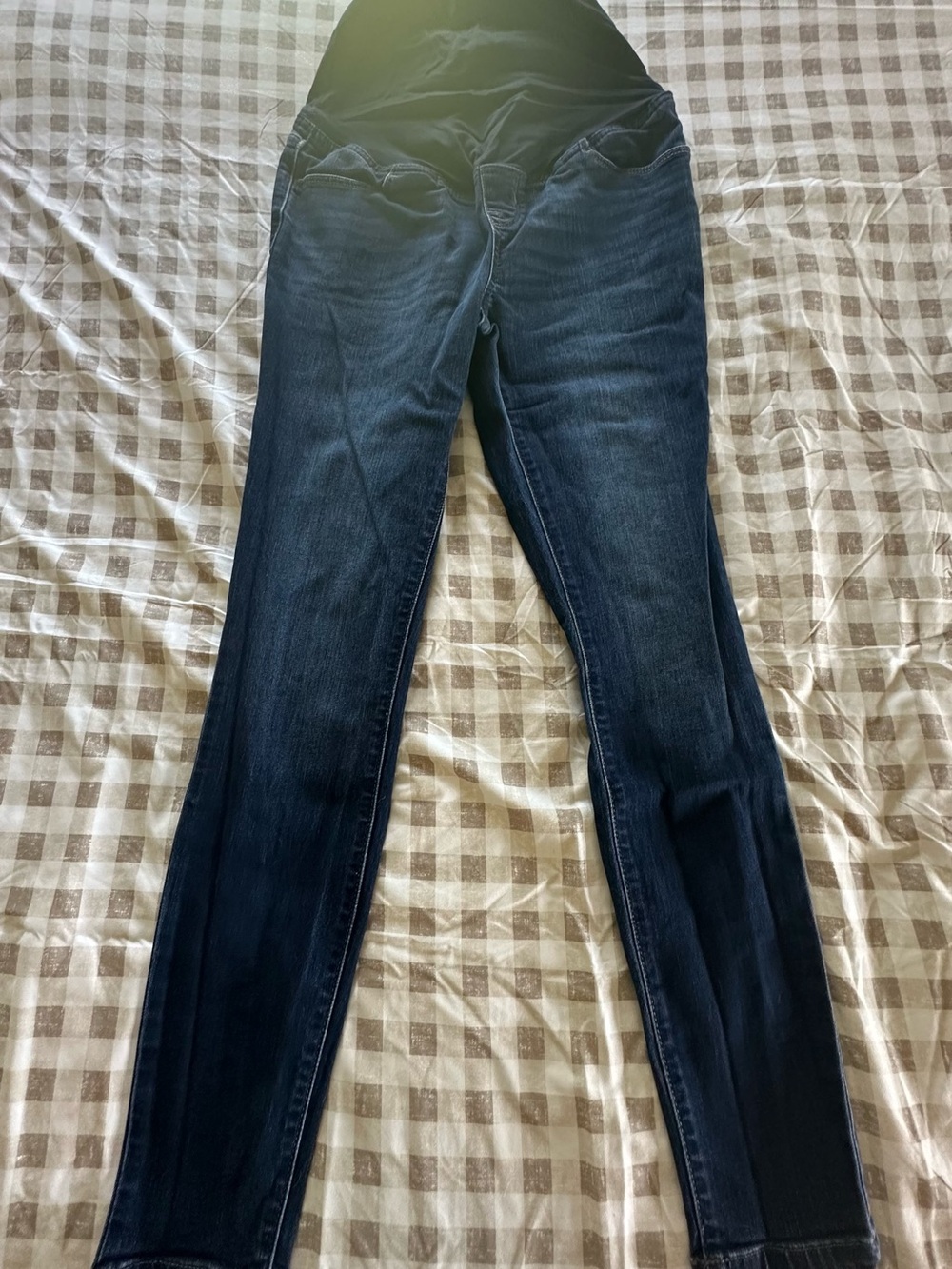 Dark Blue Maternity Skinny Jeans